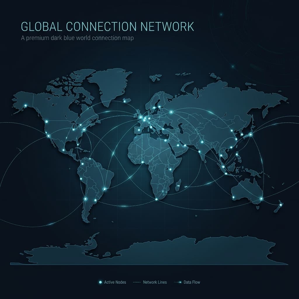Wulfara Global Network Map